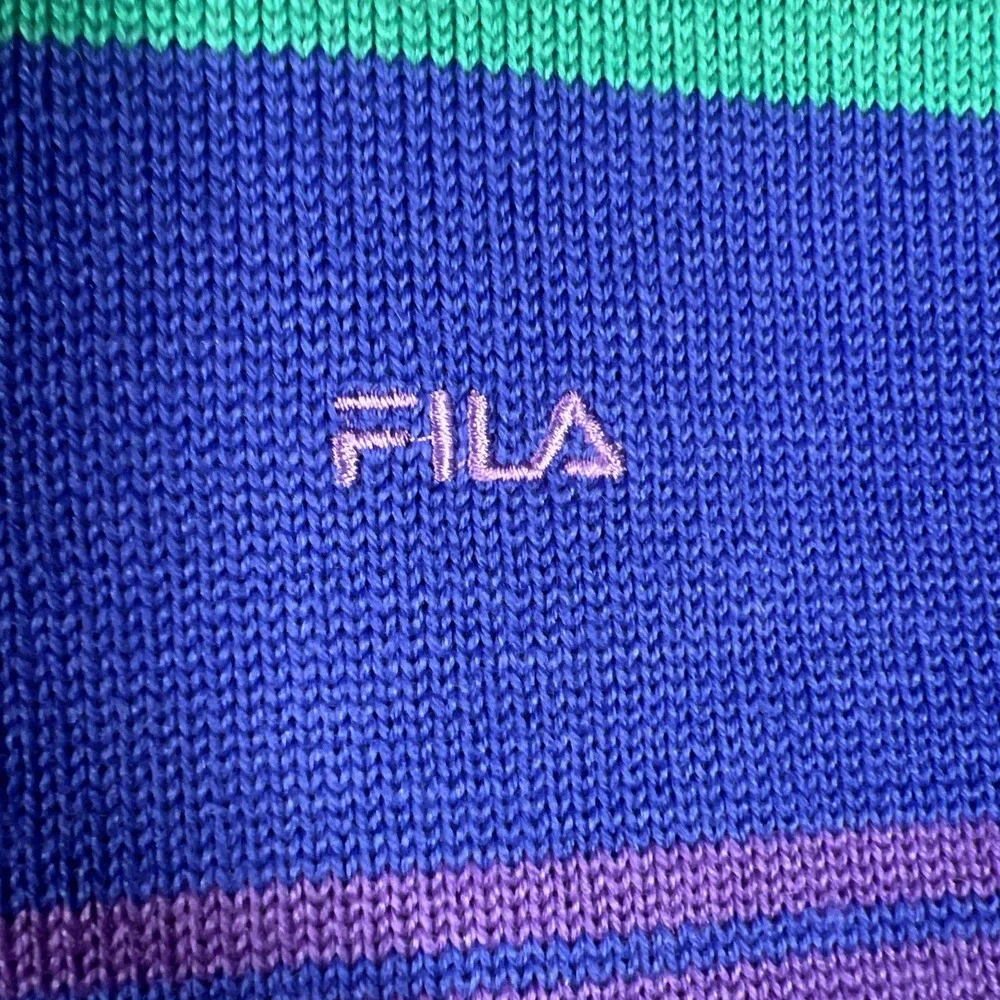 VTG 70s 80s‎ Fila Wool Colorblock Made In Italy Ski Sweater Mens Sz 38